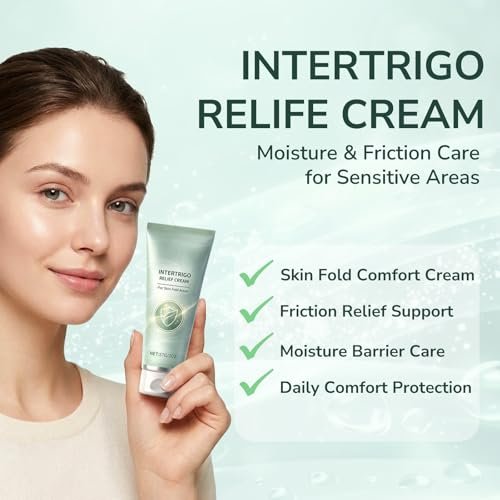 Peksozi Healora Intertrigo Cream for Skin Folds & Chafing – Fast-Drying Non-Greasy Formula (2-Pack, 2 Fl Oz Each) - görsel 4