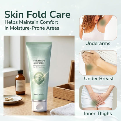 Peksozi Healora Intertrigo Cream for Skin Folds & Chafing – Fast-Drying Non-Greasy Formula (2-Pack, 2 Fl Oz Each)