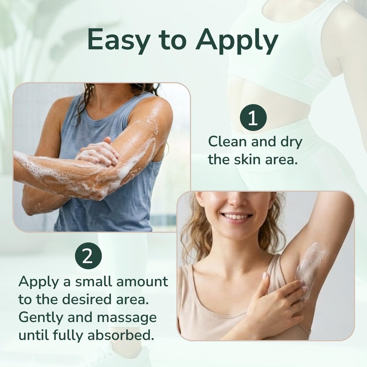 Peksozi Healora Intertrigo Cream for Skin Folds & Chafing – Fast-Drying Non-Greasy Formula (2-Pack, 2 Fl Oz Each) - görsel 13