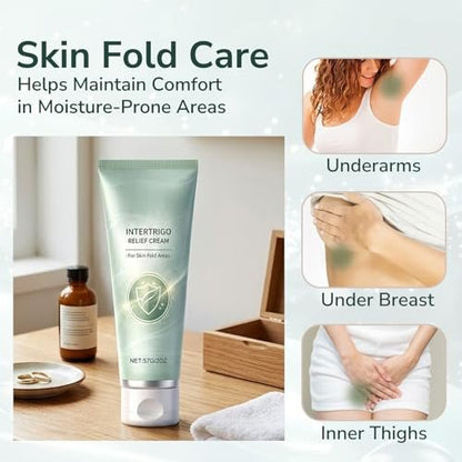 Peksozi Healora Intertrigo Cream for Skin Folds & Chafing – Fast-Drying Non-Greasy Formula (2-Pack, 2 Fl Oz Each)