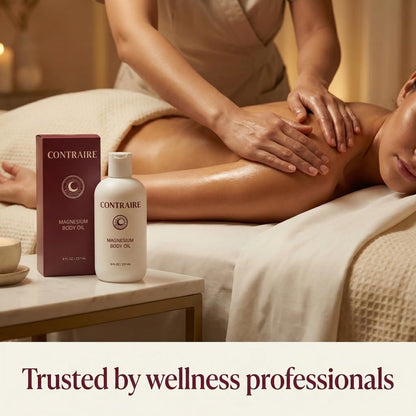 Contraire Premium Magnesium Oil for Sleep - Pure Topical Magnesium Chloride Body Oil - Silky Fast-Absorbing Non-Sticky Nourishing Formula - Calming Nighttime Relaxation Ritual for Deep Restful Sleep Avelisse