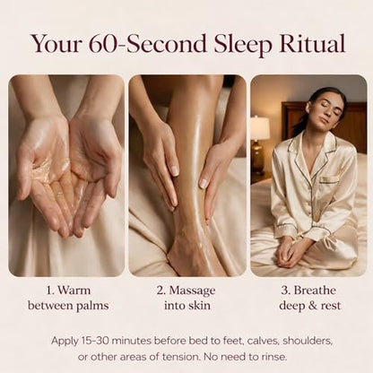 Contraire Premium Magnesium Oil for Sleep - Pure Topical Magnesium Chloride Body Oil - Silky Fast-Absorbing Non-Sticky Nourishing Formula - Calming Nighttime Relaxation Ritual for Deep Restful Sleep Avelisse