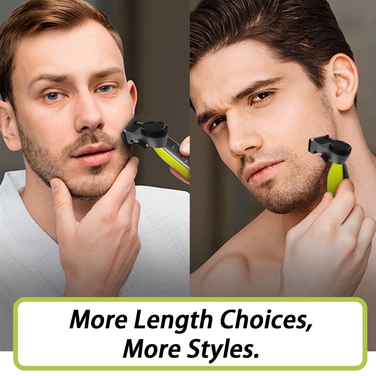 GORLENT 14-in-1 Adjustable Guards and Nose Trimmer Replacement Blade for One Shaver Blades QP Series – Safe & Efficient Nose & Facial Detail Trimming Avelisse