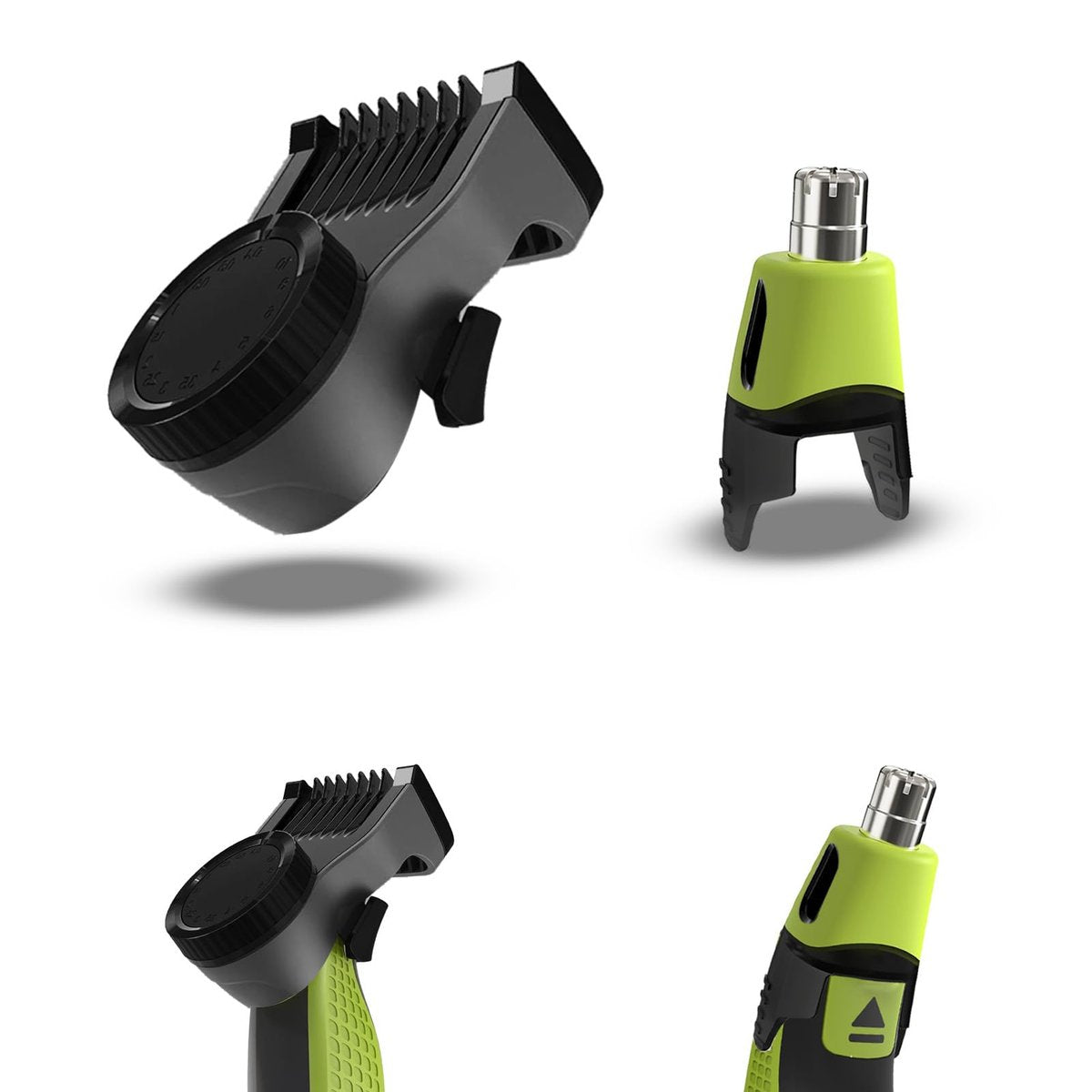 GORLENT 14-in-1 Adjustable Guards and Nose Trimmer Replacement Blade for One Shaver Blades QP Series – Safe & Efficient Nose & Facial Detail Trimming Avelisse