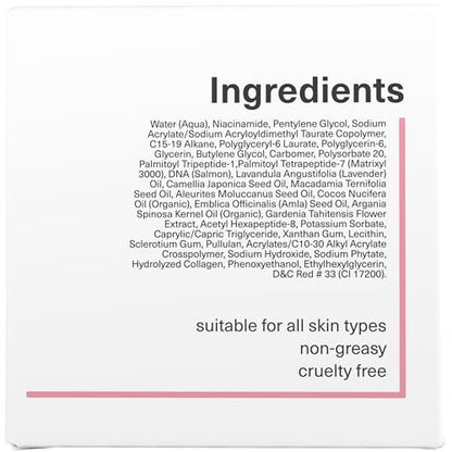 Seyona Advanced PDRN Peptide Gel – Salmon DNA Collagen Moisturizer with Matrixyl 3000, Niacinamide & Peptide Complex – Lightweight Korean Skincare Beauty Face Gel for Firm, Radiant-Looking Skin – 2oz Avelisse