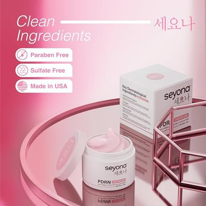 Seyona Advanced PDRN Peptide Gel – Salmon DNA Collagen Moisturizer with Matrixyl 3000, Niacinamide & Peptide Complex – Lightweight Korean Skincare Beauty Face Gel for Firm, Radiant-Looking Skin – 2oz Avelisse