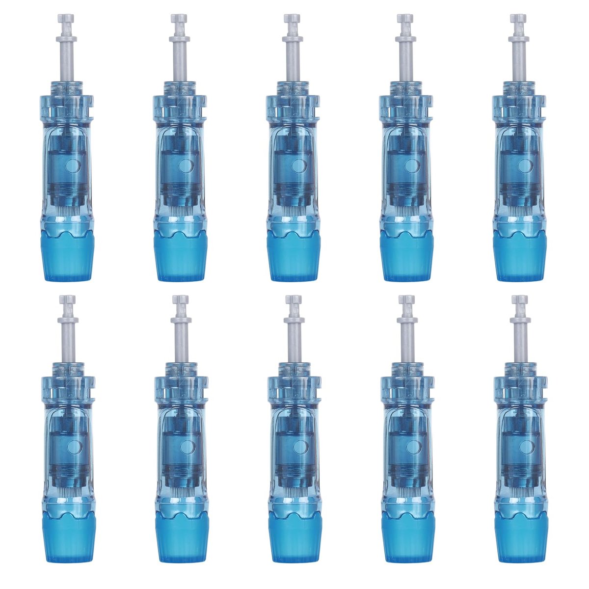 HVVGUT Microneedling Pen Cartridges for Dr Pen M8S, A8, A9, A11 – 36 Pin, 0.25 mm, 10 Pack (Turquoise) Avelisse