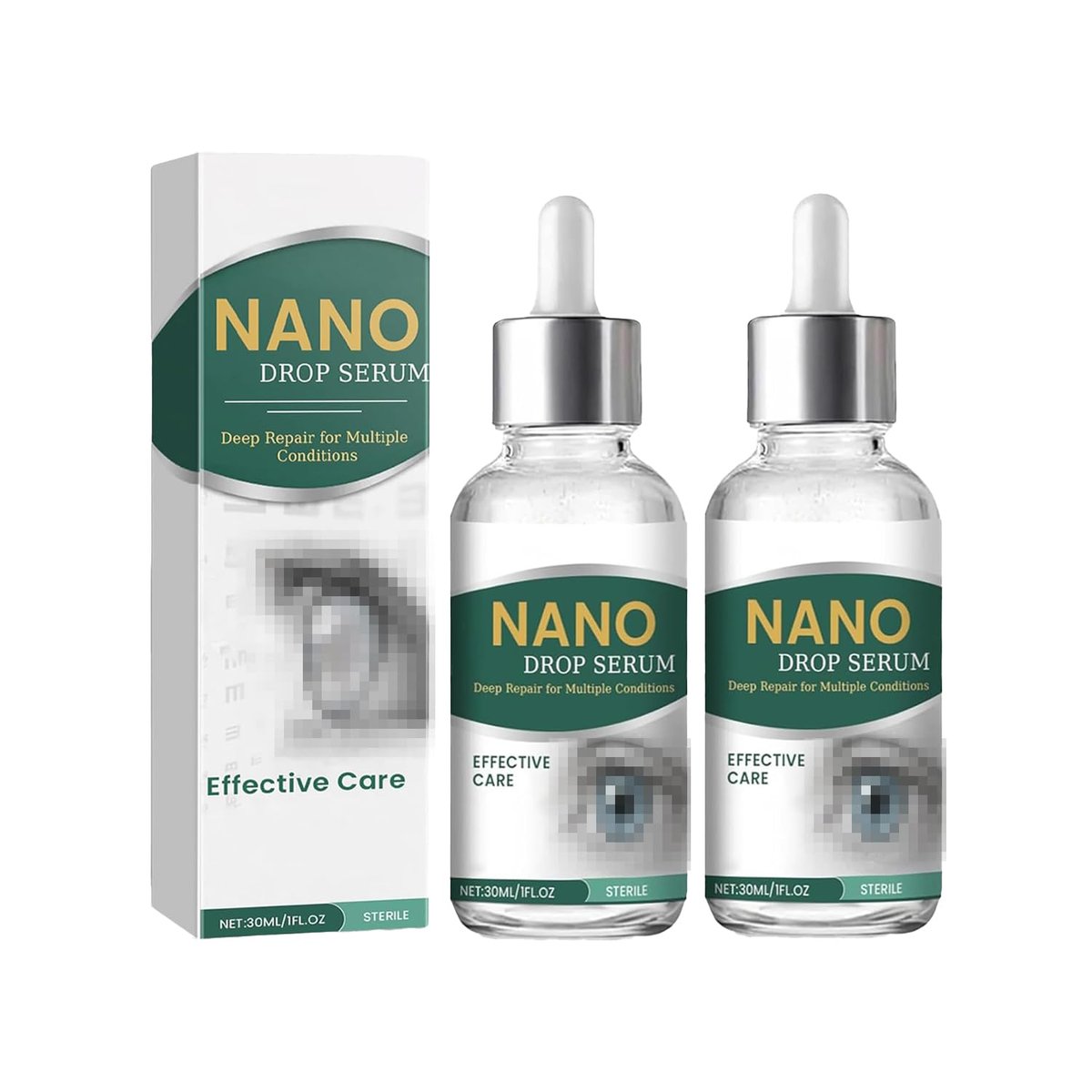 Optifusion Drops - Herbionyx Nano Drop Serum with Lutein, Vitamin C & E (2-Pack) Avelisse