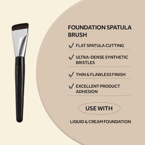 STUDIO17 Spatula Foundation Brush 422 – Korean Professional Flat Base Makeup Brush for Liquid & Cream Foundation - görsel 8