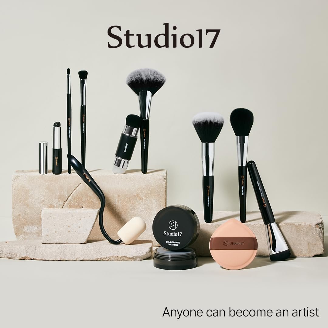 STUDIO17 Spatula Foundation Brush 422 – Korean Professional Flat Base Makeup Brush for Liquid & Cream Foundation - görsel 11