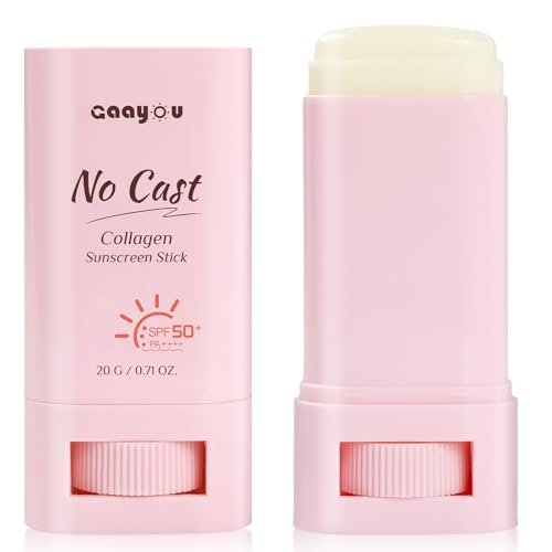 Gaayou No Cast Sunscreen Stick SPF PA50++++ - Korean Collagen Sun Stick for Face & Body, Soothing Moisture Matte Finish, Non Sticky, No White Cast - görsel 2