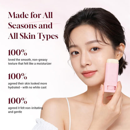 Gaayou No Cast Sunscreen Stick SPF PA50++++ - Korean Collagen Sun Stick for Face & Body, Soothing Moisture Matte Finish, Non Sticky, No White Cast