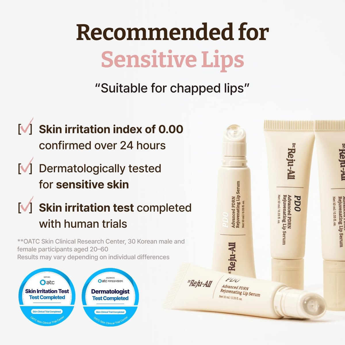 Dr.Reju-All Advanced PDRN Rejuvenating Lip Serum – Hydrating Lip Balm with Lipozip PDRN for Glowy, Dewy Lips – Gentle Exfoliating & Smoothing Lip Moisturizer – Hibiscus & Lactic Acid – 0.3 Fl Oz Avelisse