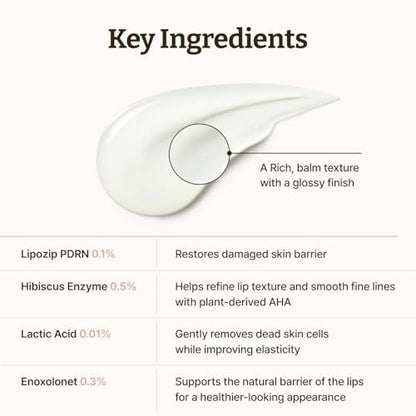 Dr.Reju-All Advanced PDRN Rejuvenating Lip Serum – Hydrating Lip Balm with Lipozip PDRN for Glowy, Dewy Lips – Gentle Exfoliating & Smoothing Lip Moisturizer – Hibiscus & Lactic Acid – 0.3 Fl Oz Avelisse