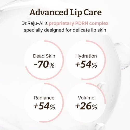 Dr.Reju-All Advanced PDRN Rejuvenating Lip Serum – Hydrating Lip Balm with Lipozip PDRN for Glowy, Dewy Lips – Gentle Exfoliating & Smoothing Lip Moisturizer – Hibiscus & Lactic Acid – 0.3 Fl Oz Avelisse