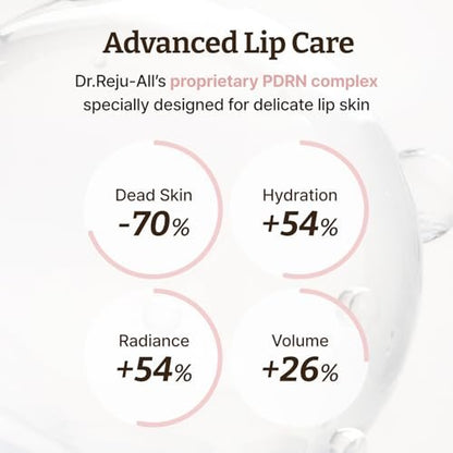 Dr.Reju-All Advanced PDRN Rejuvenating Lip Serum – Hydrating Lip Balm with Lipozip PDRN for Glowy, Dewy Lips – Gentle Exfoliating & Smoothing Lip Moisturizer – Hibiscus & Lactic Acid – 0.3 Fl Oz Avelisse