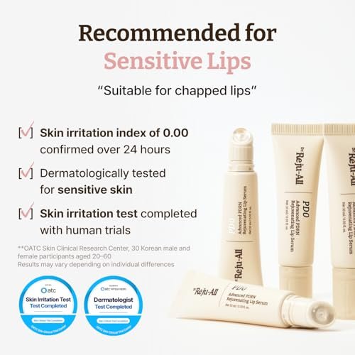 Dr.Reju-All Advanced PDRN Rejuvenating Lip Serum – Hydrating Lip Balm with Lipozip PDRN for Glowy, Dewy Lips – Gentle Exfoliating & Smoothing Lip Moisturizer – Hibiscus & Lactic Acid – 0.3 Fl Oz Avelisse