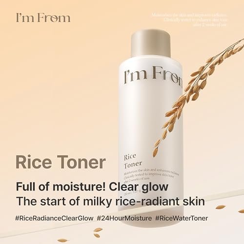 I'm From Rice Toner - Milky Hydrating Toner for Glass & Dewy Skin, Calming & Moisturizing, All Skin Types, 5.07 fl oz Avelisse