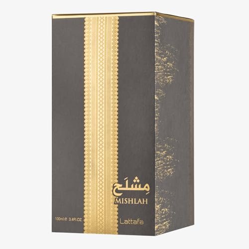 Lattafa Mishlah Eau de Parfum 100ml | 3.4 oz Spray | Long-Lasting Oriental Fragrance Avelisse