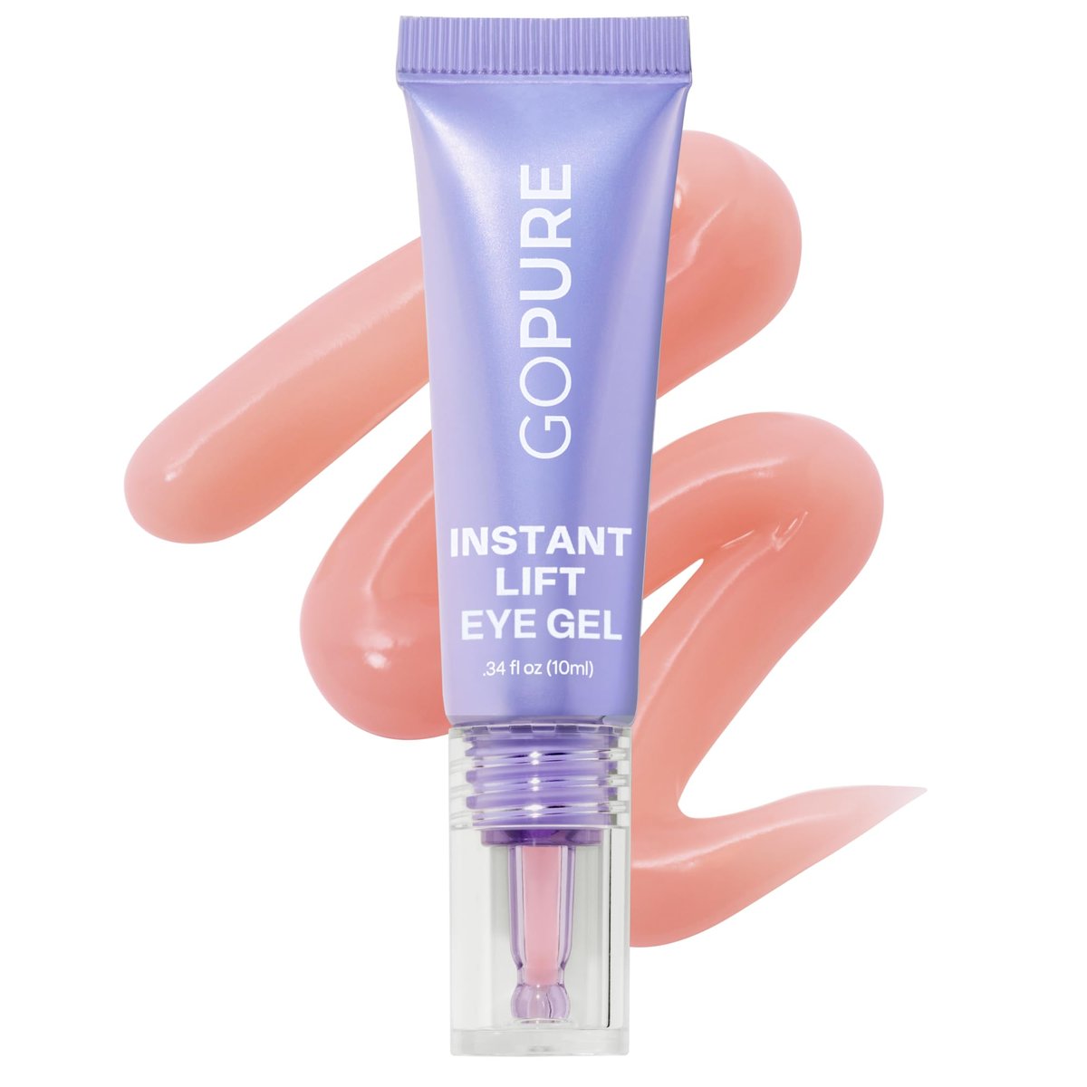 goPure Instant Lift Eye Gel – Anti-Aging Eye Cream for Puffiness, Dark Circles & Wrinkles with Collagen Targeting Biotech Brightener for Men & Women Avelisse