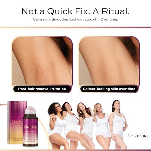 Cyperus Rotundus Oil Serum Roll-On with Rose Quartz – Targeted Post-Hair Removal Care, 60 ml Avelisse