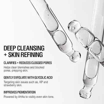 Grown Alchemist Resurfacing Targeted Body Cleanser – Acne Body Wash & Exfoliator for Keratosis Pilaris with Salicylic, Lactic & Glycolic Acids, 300mL Avelisse
