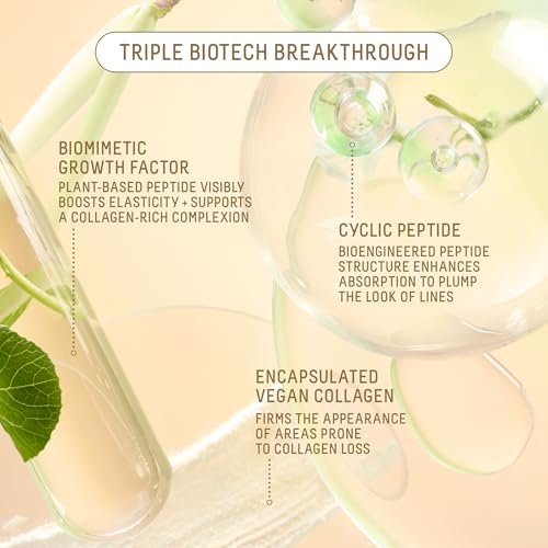 BIOSSANCE Anti Aging Face Moisturizer with Growth Factor, Peptides & Vegan Collagen – Firming Face and Neck Cream for Wrinkles, Fine Lines – Squalane Peptide Collagen Moisturizer for Aging Skin 50ml Avelisse