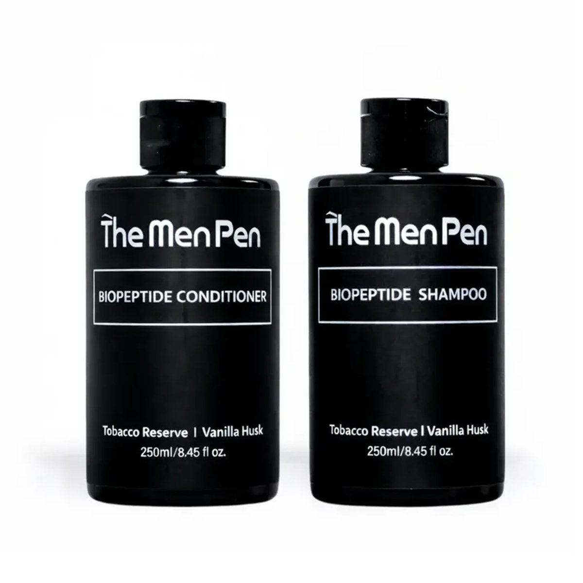 The Men Pen Peptide-Powered Shampoo & Conditioner Set for Men – Strengthening, Thickening Hair Care with Biotin, Keratin & Collagen – Tobacco Reserve & Vanilla Husk Scent – 250ml - görsel 13