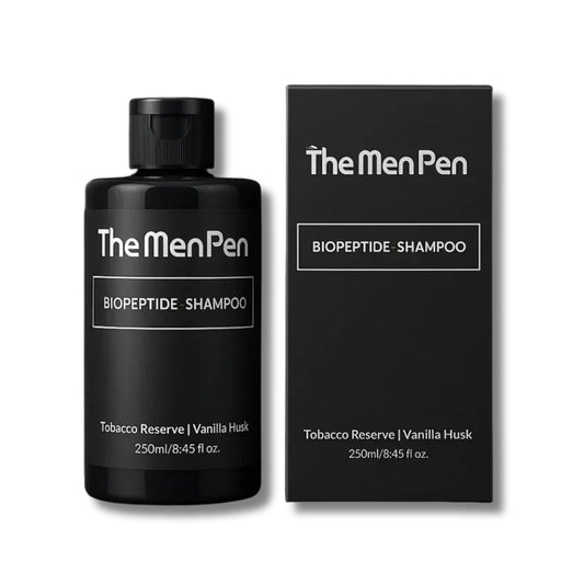 The Men Pen Peptide-Powered Shampoo & Conditioner Set for Men – Strengthening, Thickening Hair Care with Biotin, Keratin & Collagen – Tobacco Reserve & Vanilla Husk Scent – 250ml
