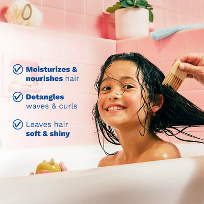Mustela Detangling & Nourishing Conditioner with Natural Shea Butter & Avocado - For Curly & Frizzy Hair, Safe for Babies and Kids - 6.76 Fl Oz Avelisse