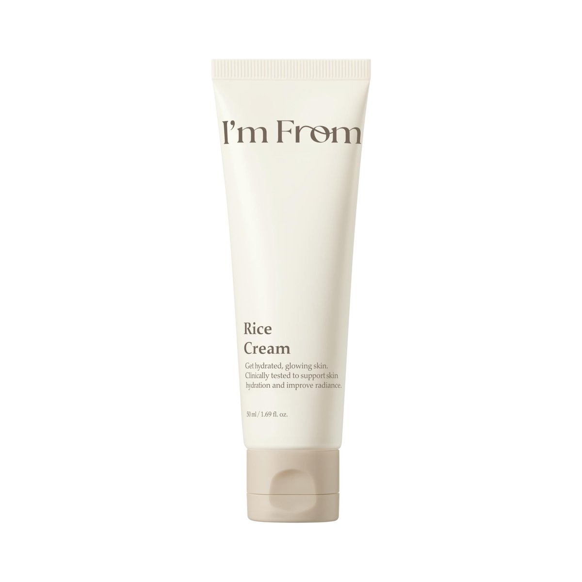 I'm From Rice Cream - Hydrating Face Moisturizer with Rice Water & Ceramide, Lightweight Barrier Cream for Dry & Combination Skin, Korean Skincare 1.69 fl oz Avelisse