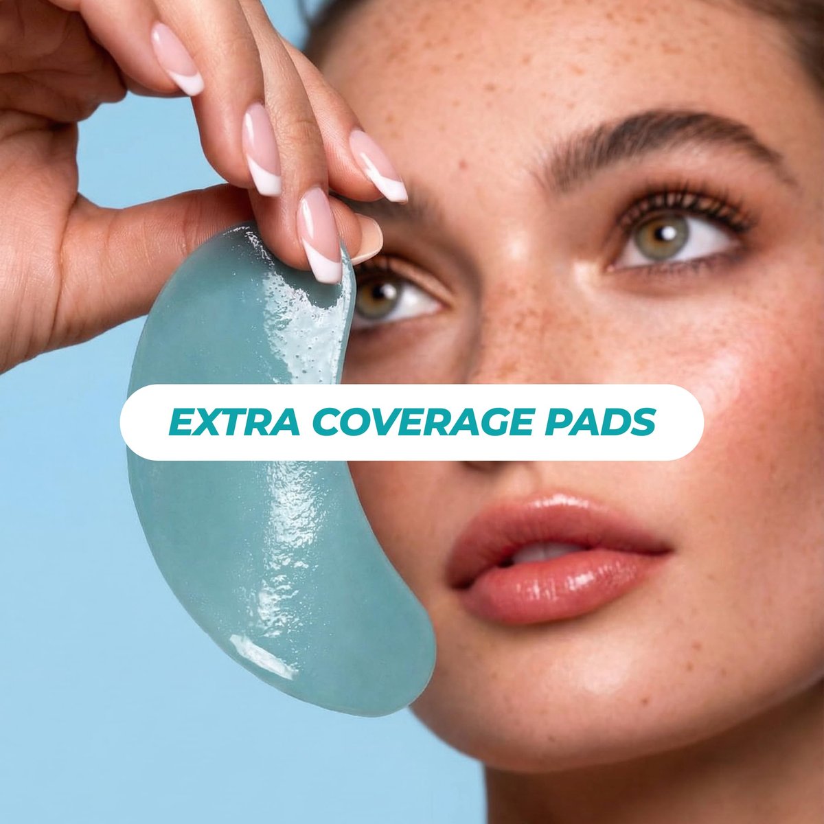 Vitamasques Goodbye Eye Bags XL Under Eye Patches - Caffeine Collagen Eye Mask for Dark Circles & Puffiness, Brightening Korean Eye Patches - 3 Pairs Hydrating Ultra Cooling Hydrogel Pads - görsel 6
