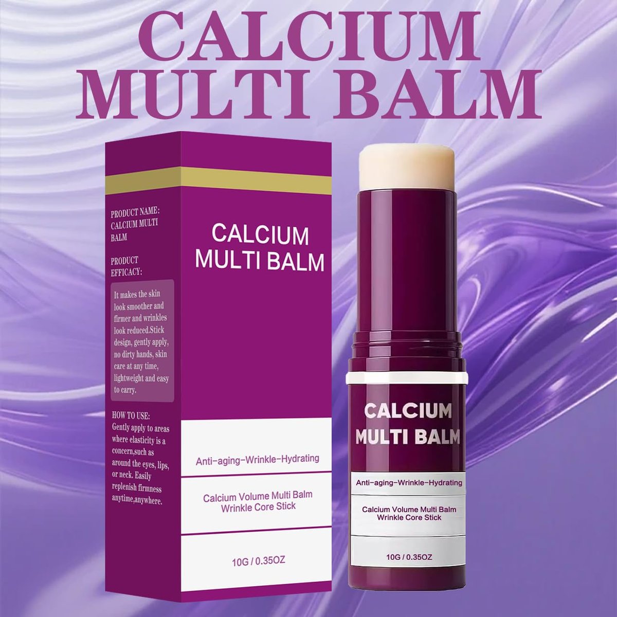 Ghyful Calcium Multi Balm Stick – Firming & Hydrating Collagen Cream for Face, Eyes, and Neck - görsel 13