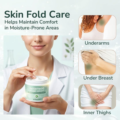 Peksozi Healora Intertrigo Cream – Skin Fold Barrier Cream, Gentle Moisture Care for Friction-Prone Areas, Lightweight Fast-Drying Non-Greasy Formula for Daily Care