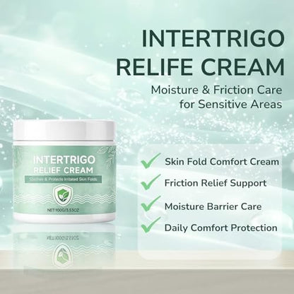 Peksozi Healora Intertrigo Cream – Skin Fold Barrier Cream, Gentle Moisture Care for Friction-Prone Areas, Lightweight Fast-Drying Non-Greasy Formula for Daily Care
