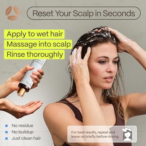 Hairstem™ Peptide Shampoo for Hair Growth – Peptide-Infused for Fuller, Stronger Looking Hair | Copper Tripeptide-1, Biotinoyl & Acetyl Peptides + Botanical Nutrients Avelisse