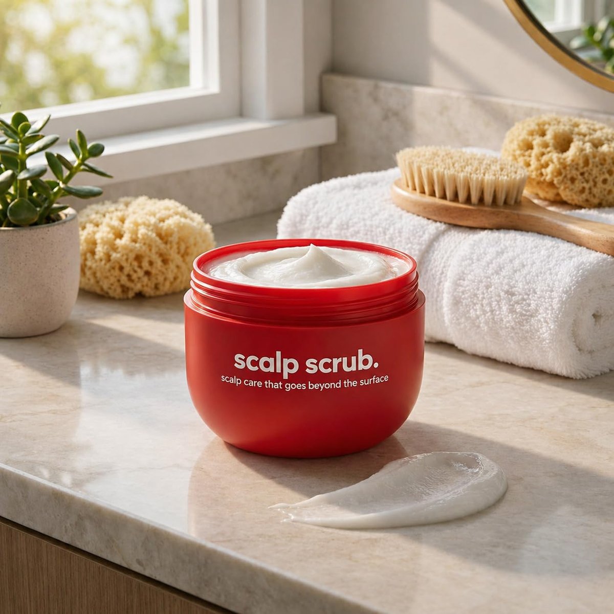 Scalp Scrub Comfort Balm - Itchy Scalp Relief with Avocado Oil & Grapefruit Extract, Natural Cooling Sensation, 3.4 Fl Oz Avelisse