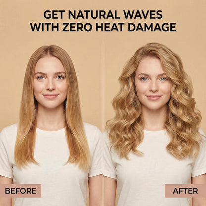 Heatless Curls Overnight Hair Curlers - 3 Pcs No-Heat Curling Rod to Sleep In and Shower Cap, Velvet Hair Rollers with Satin Wrap Avelisse