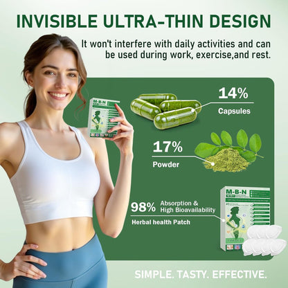 HENGRUNXIN Moringa 10-in-1 Advanced Nano Microdarts Patch - Professional Skin Care for Women and Men (3 Boxes) Avelisse