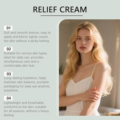 Intertrigo Relief Cream – Skin Fold Care & Chafing Support – Soothes Irritated Skin & Reduces Friction – Non-Greasy Daily Moisturizer for Belly Fold, 2 Fl Oz Avelisse