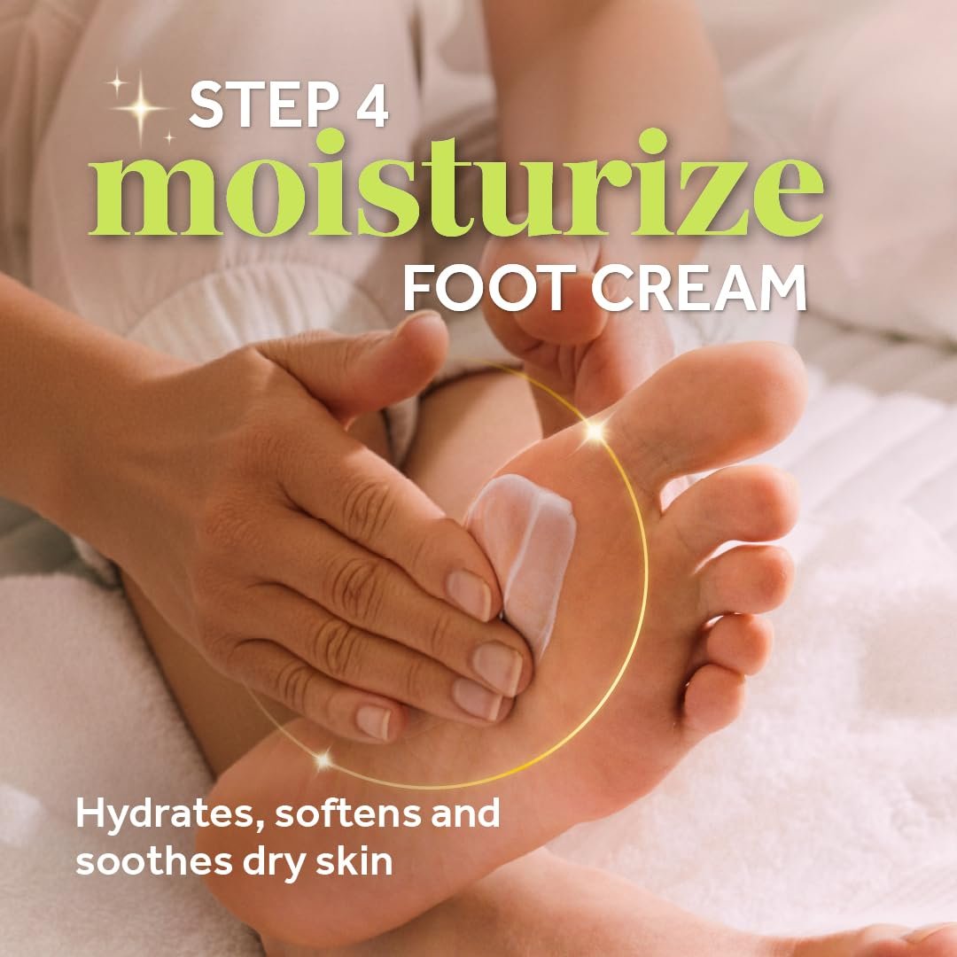 Dr. Scholl’s Pedi Perfect 4-in-1 Pedicure Kit – At-Home Spa Pedicure with Foot Soak, Exfoliating Mask, Moisturizing Cream & Pumice Stone Callus Remover for Soft, Smooth Feet Avelisse