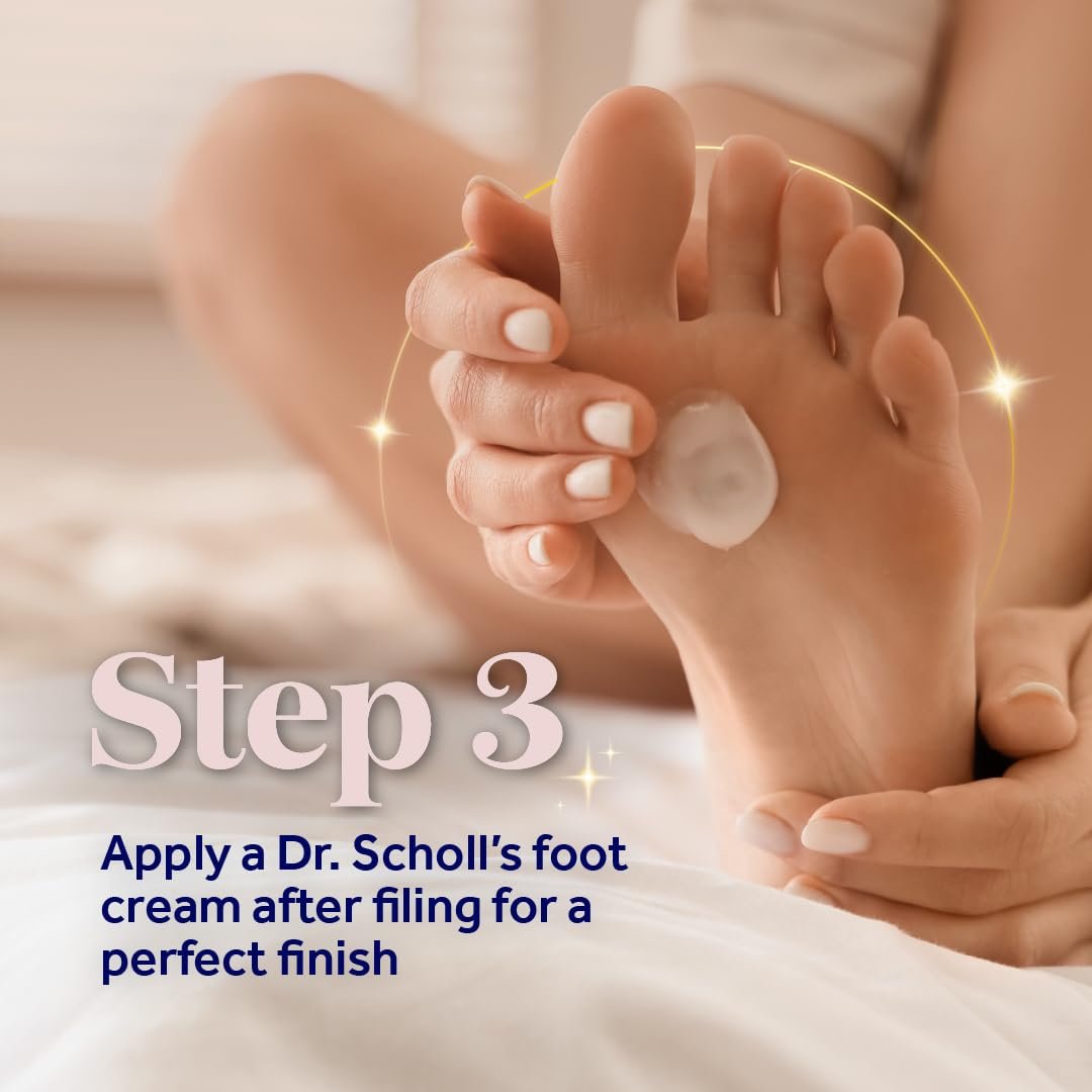 Dr. Scholl’s NanoTech Roller Replacement Heads for Pedi Perfect Pro Electronic Foot File - Mixed Pack, 1x Ultra Coarse & 1x Fine Coarse Avelisse