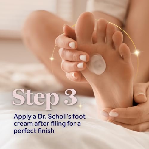 Dr. Scholl’s NanoTech Roller Replacement Heads for Pedi Perfect Pro Electronic Foot File - Mixed Pack, 1x Ultra Coarse & 1x Fine Coarse Avelisse