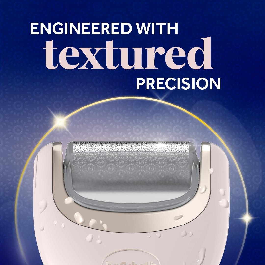 Dr. Scholl’s NanoTech Roller Replacement Heads for Pedi Perfect Pro Electronic Foot File - Mixed Pack, 1x Ultra Coarse & 1x Fine Coarse Avelisse