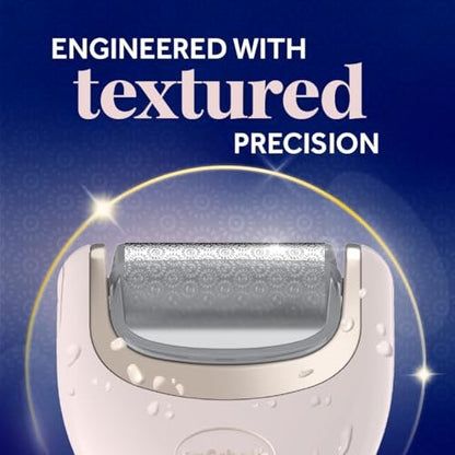 Dr. Scholl’s NanoTech Roller Replacement Heads for Pedi Perfect Pro Electronic Foot File - Mixed Pack, 1x Ultra Coarse & 1x Fine Coarse Avelisse