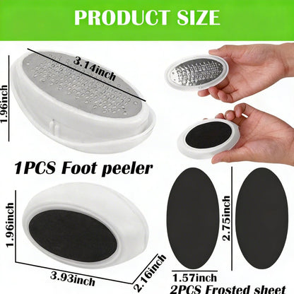 Foot Dead Skin Remover Tool - Heel Peeler Scraper for Cracked Heels & Callus Removal