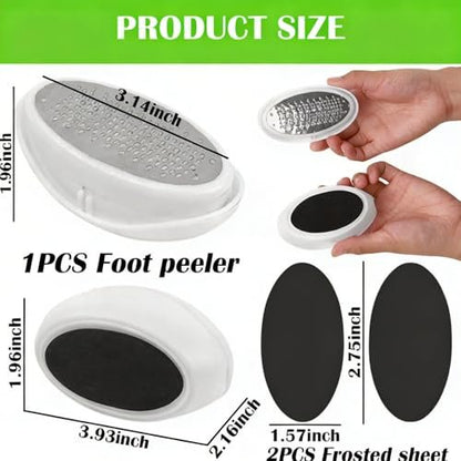 Foot Dead Skin Remover Tool - Heel Peeler Scraper for Cracked Heels & Callus Removal