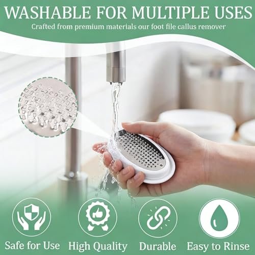 Foot Dead Skin Remover Tool - Heel Peeler Scraper for Cracked Heels & Callus Removal - görsel 12