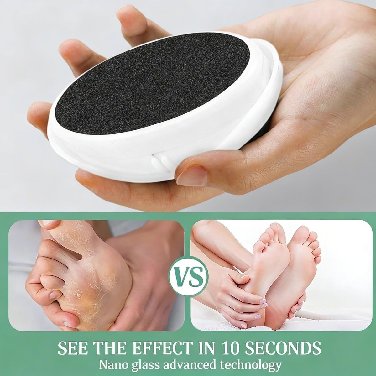 Foot Dead Skin Remover Tool - Heel Peeler Scraper for Cracked Heels & Callus Removal - görsel 9