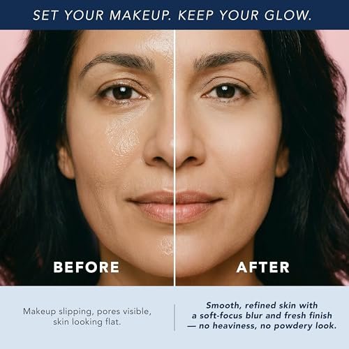 Doll 10 WaterBlur Hydrating Setting Powder - Talc Free Blurring Finishing Powder for Under Eye & Face, Soft Focus Finish for Mature & Sensitive Skin, 10g / 0.35 oz Avelisse